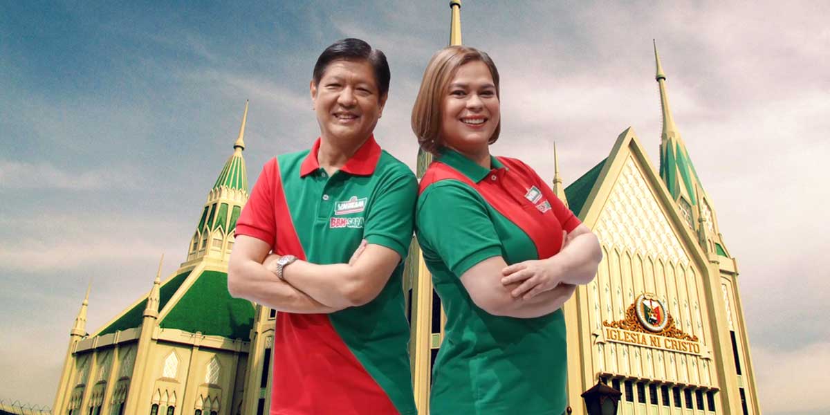 Iglesia Ni Cristo backs Bongbong Marcos and Sara Duterte for 2022 Elections